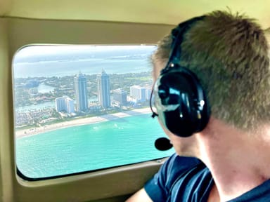 Private Airplane Tour Over Downtown Miami for Two