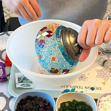 Create Your Own Mosaic Lamp Workshop