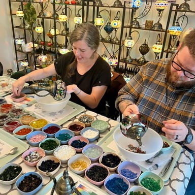 Create Your Own Mosaic Lamp Workshop