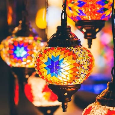 Create Your Own Mosaic Lamp Workshop