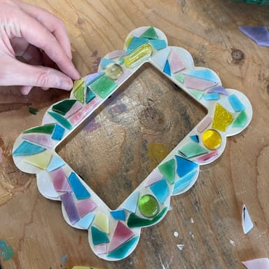 Beginner Mosaic Picture Frame Class