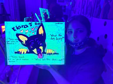 Private Glow in the Dark Painting Party