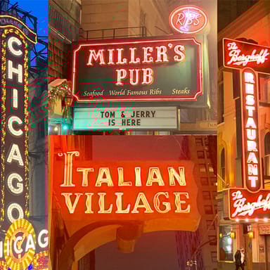 Self-Guided Neon Signs Loop Tour