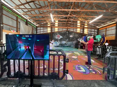 Virtual Reality Laser Tag Game 