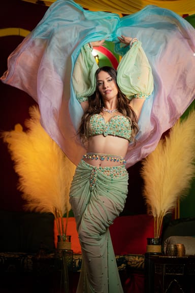 Romantic Couples Massage Plus El Mansour Dinner, Drinks, and Belly Dancing Show for Two