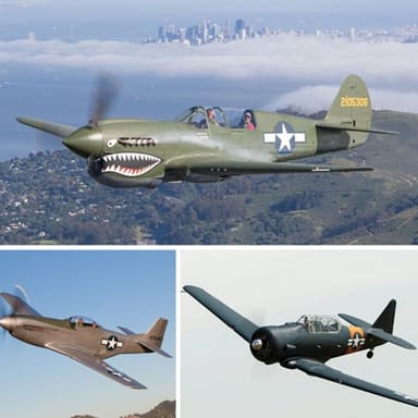 The Ultimate Three Warbird Flight Experience