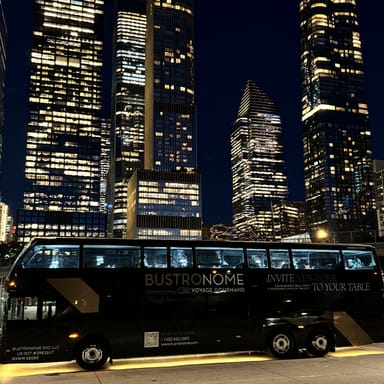 Double-Decker Bus Five-Course Dinner and Tour with Bustronome