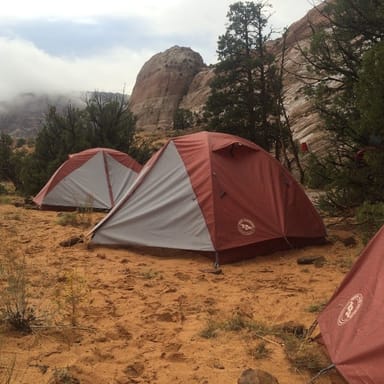 Overnight Camping Trip with Llamas