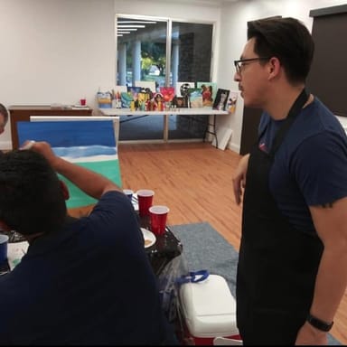 Private Paint and Sip Party for 10 with a Live DJ