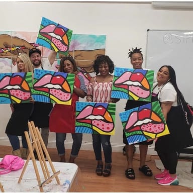 Private Paint and Sip Party for 10