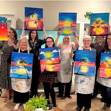Paint and Sip Party