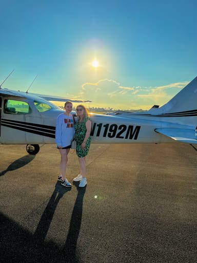 Romantic Sunset Airplane Tour for Two
