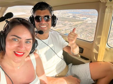 Private Airplane Tour Over Downtown Miami for Two