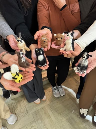 Needle Felt Your Pet Private Art Class for Two