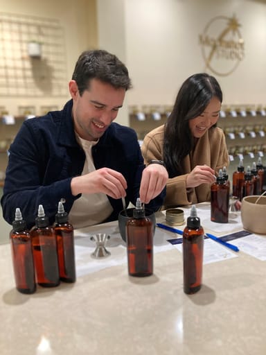 Custom Candle Class and Fusion Dance Lesson for Two