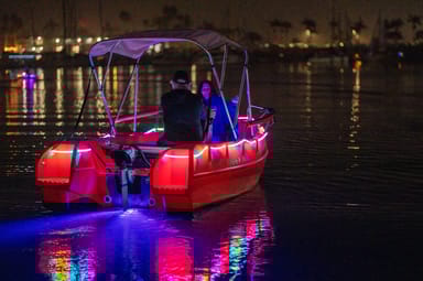 Electric Glow Boat Adventure