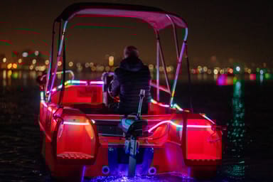 Electric Glow Boat Adventure