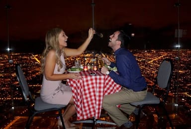 Pie in the Sky Dinner at Skydeck Chicago and the Color Factory Anytime Ticket for Two