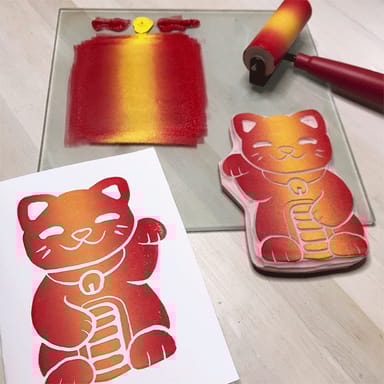 Printmaking Class for Two with Mocktails