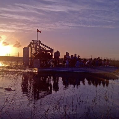 Nighttime Airboat Ride and Animal Sanctuary Admission