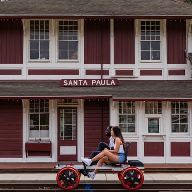 Spectacular Sunset Railbike Tour for Two