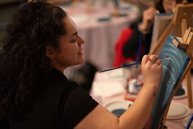 Relaxing Paint and Sip Experience