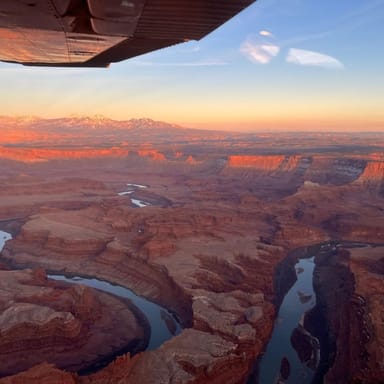 Sunset Flying Tour of Canyonlands National Park