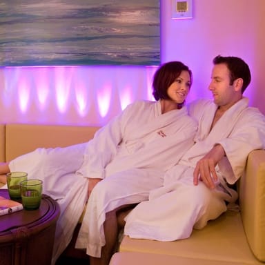 Romantic Couples Spa Experience with 50-Minute Massage and Beverage