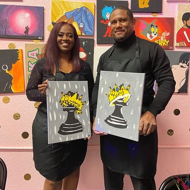 Romantic Canvas Painting Session for Two