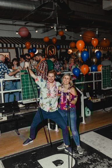 Shuffleboard Date Night and Open Bar for Two