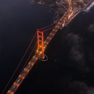 Nighttime San Francisco Private Airplane Tour for Two