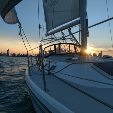 Private Fireworks Sail on 36' Sailboat
