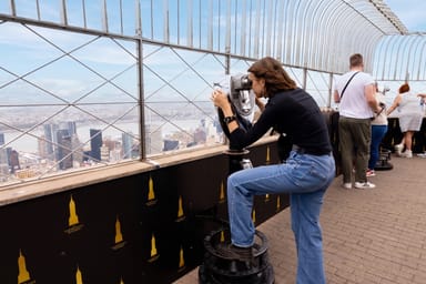86th Floor Sunset Admission to the Empire State Building with Dinner at Tacombi for Two