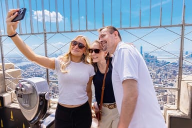 86th Floor General Admission to the Empire State Building with Lunch at State Grill and Bar for Two