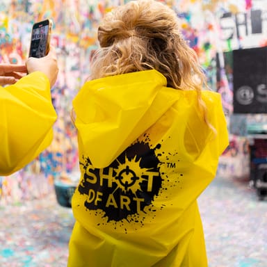 Private Balloon Paint and Shoot Spin Art Experience