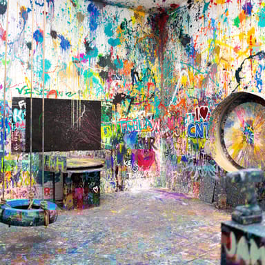 Private Balloon Paint and Shoot Spin Art Experience