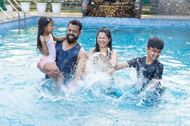 One-Night Hotel Getaway and Fun Spot America Theme Park Admission for Four