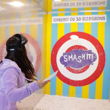 Admission to the Museum of 3D Illusions with "Smash It!" Experience