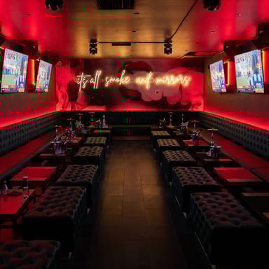 Dinner, Drinks, and Hookah for Two at Smoke & Mirrors