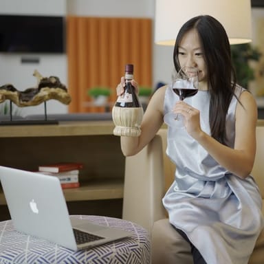 Virtual Group Wine Tasting with an Expert Sommelier