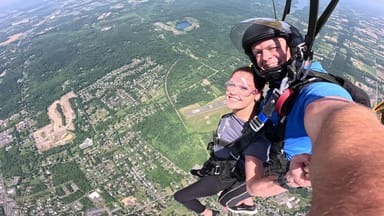 Thrilling Tandem Skydiving Experience