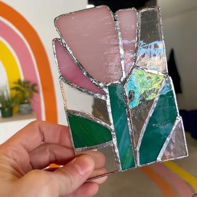 Beginner Abstract Stained Glass Class