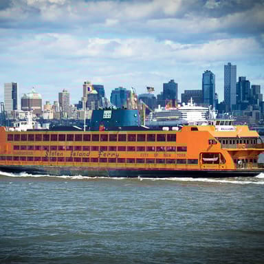 NYC in a Day: Glass-Top Bus Tour with Staten Island Ferry Ride