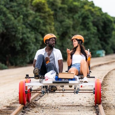 Pedal Through Paradise: Scenic Railbike Tour for Two