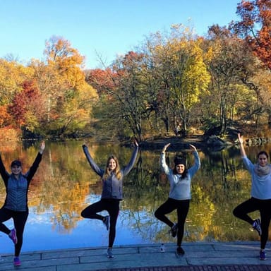 Sunrise Yoga Walk in Central Park