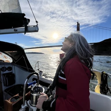 Interactive Sunset Sailing Experience on San Francisco Bay