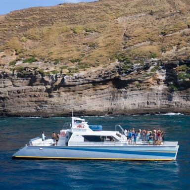 Full-Day Nihau and Napali Coast All-Inclusive Catamaran Cruise and Snorkeling