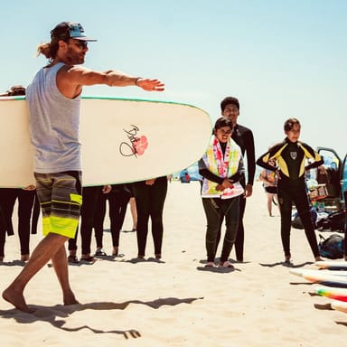 Santa Monica Surfing Lesson