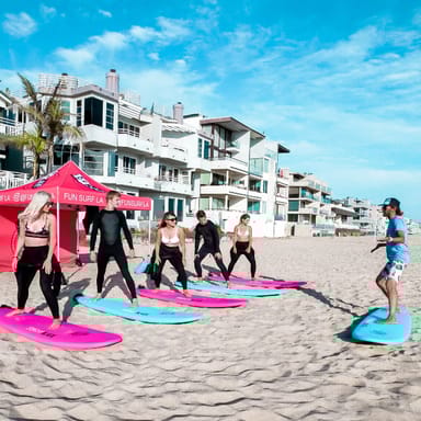 Santa Monica Surfing Lesson