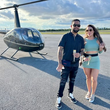 Romantic South Beach Helicopter Tour with Champagne